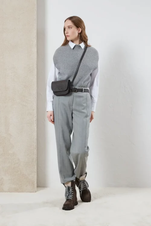 Biała wizytowa koszula Peserico