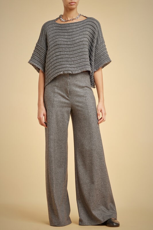 spodnie kaszmirowe Luisa Spagnoli, eleganckie i komfortowe