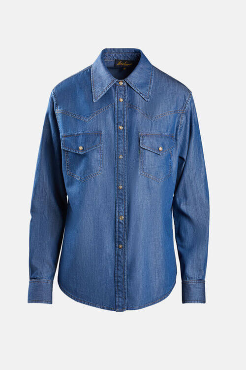 Koszula jeans Luisa Spagnoli