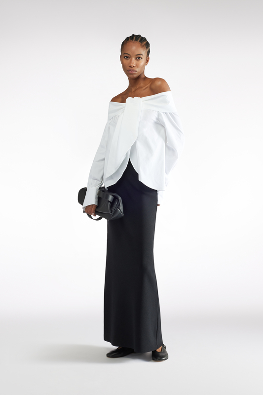 koszula z odkrytymi ramionami