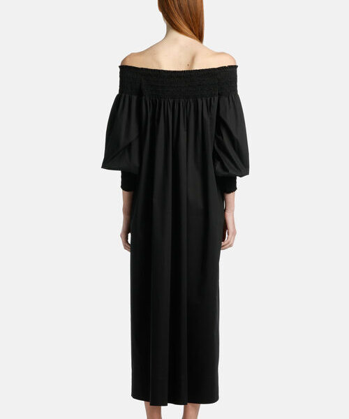 Luisa Spagnoli sukienka oversize w kolorze czarnym