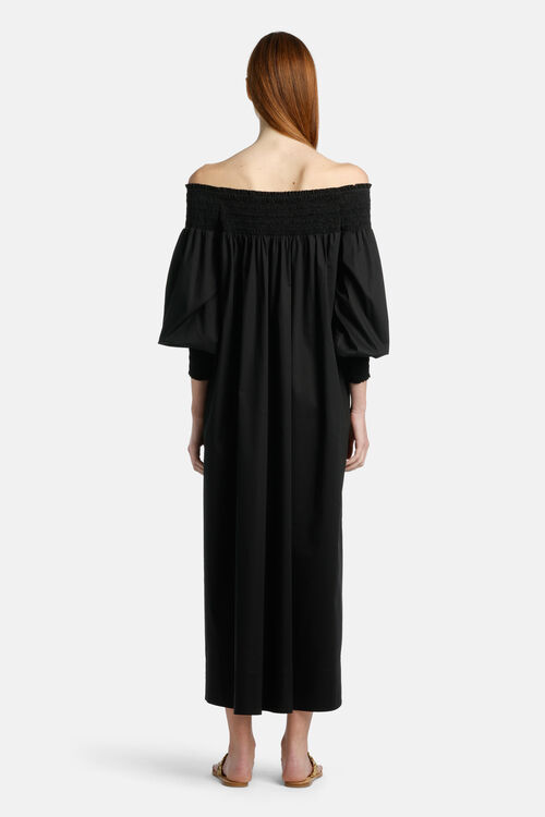 Luisa Spagnoli sukienka oversize w kolorze czarnym