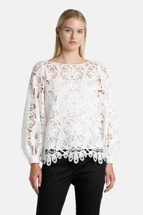 Luisa Spagnoli bluzka koronkowa BASICA