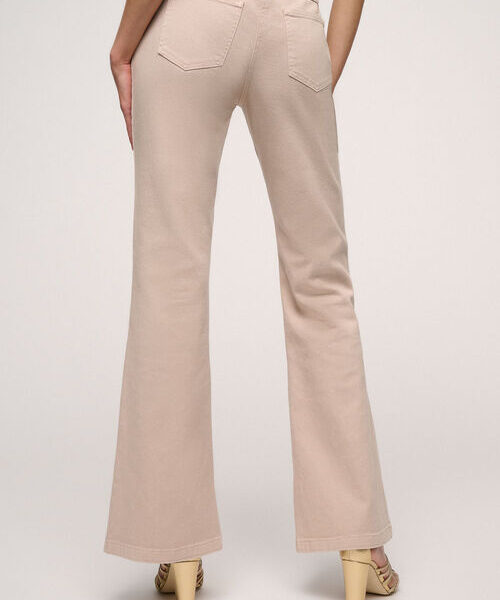 Luisa Spagnoli spodnie Acconti beżowe denim