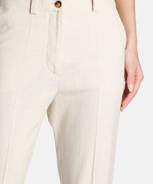 Luisa Spagnoli spodnie Arduo w kolorze beżowym