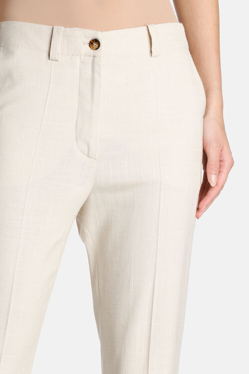 Luisa Spagnoli spodnie Arduo w kolorze beżowym