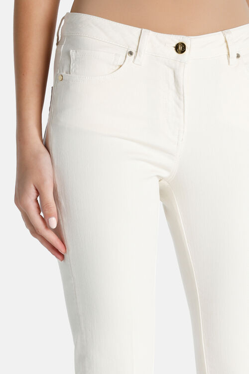 Luisa Spagnoli spodnie Accadia w kolorze ecru