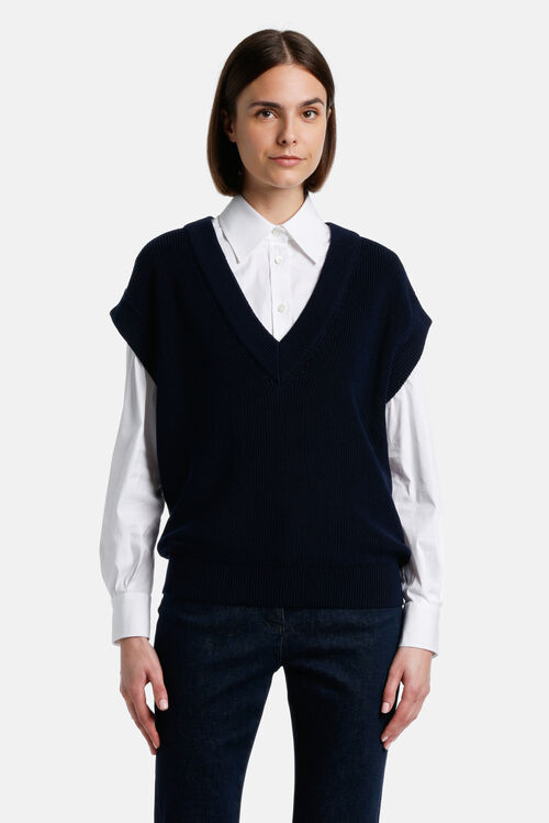 Luisa Spagnoli kamizelka Carmelina 100 % bawełna