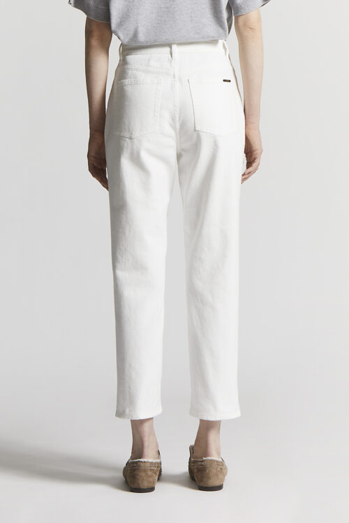 Peserico jeansy z elastycznej bawełny twill