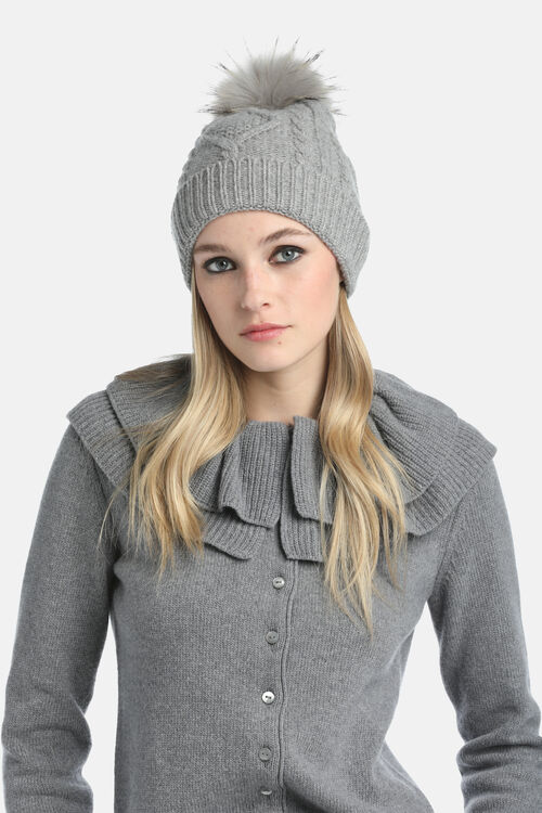 Czapka Luisa Spagnoli CAMELIO 100% wełna