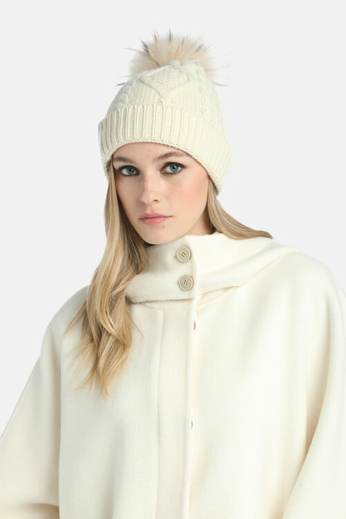 Czapka Luisa Spagnoli CAMELIO 100% wełna