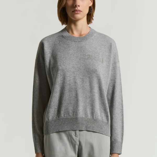 Sweter Peserico z kaszmiru, jedwabiu i wełny