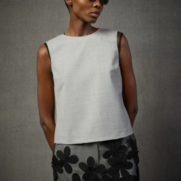 Bluzka Liviana Conti z jedwabną organzą