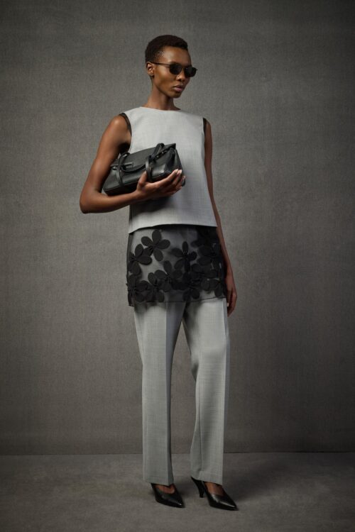 Spodnie Liviana Conti z wysokim stanem z wełną