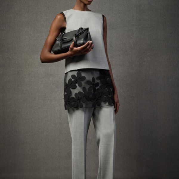 Spodnie Liviana Conti z wysokim stanem z wełną