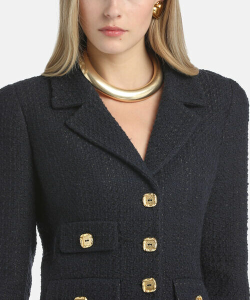 Wełniana marynarka krótka Saponetta Luisa Spagnoli