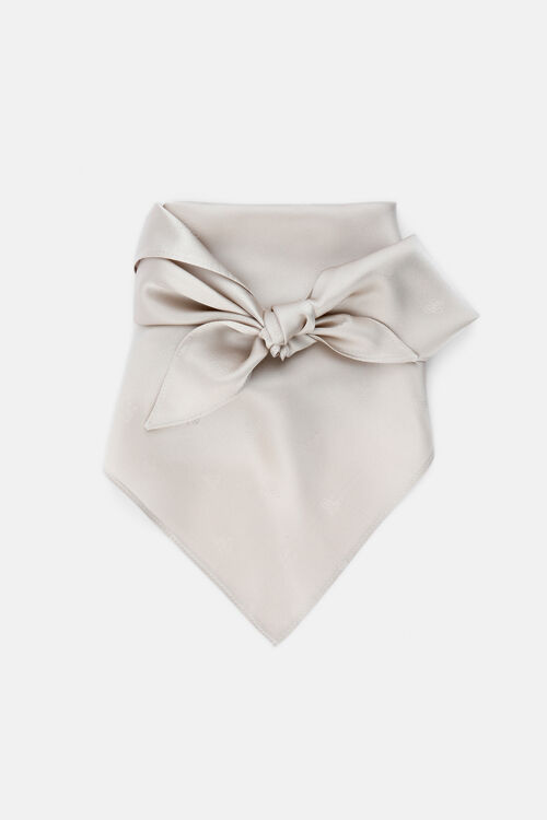 jedwabna apaszka trojkątna Rametto Luisa Spagnoli