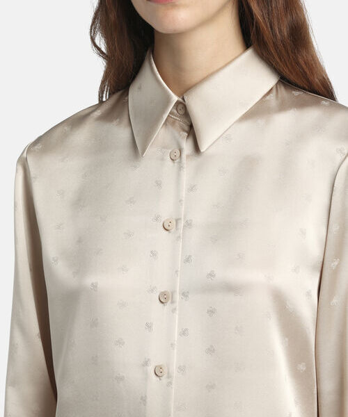 koszula 100% jedwab z monogramem Luisa Spagnoli BARONETTO