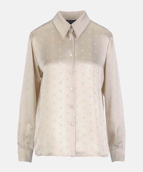 koszula 100% jedwab z monogramem Luisa Spagnoli BARONETTO