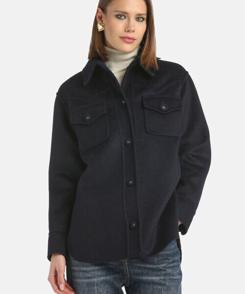 Kurtka koszulowa wełniana Saliera Luisa Spagnoli