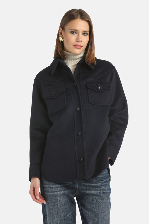 Kurtka koszulowa wełniana Saliera Luisa Spagnoli