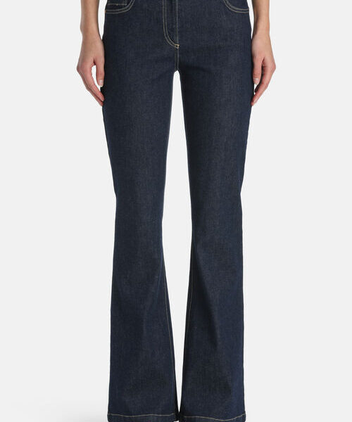 Jeansy Aggettivo rozszerzane Luisa Spagnoli