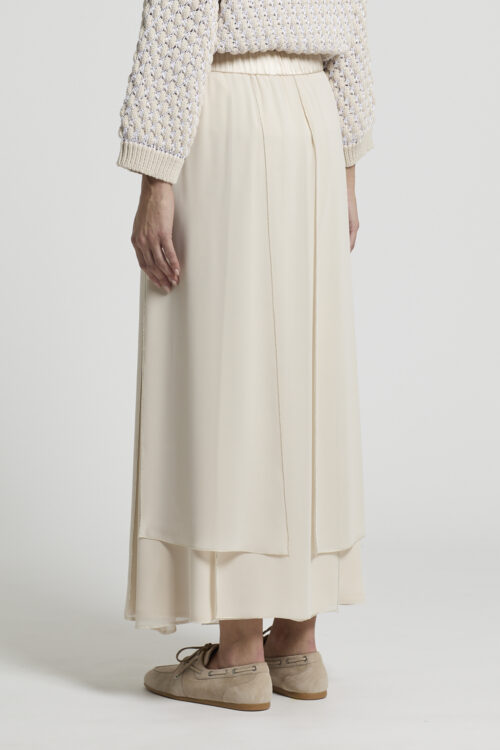 spódnica Peserico na gumie z jedwabiu