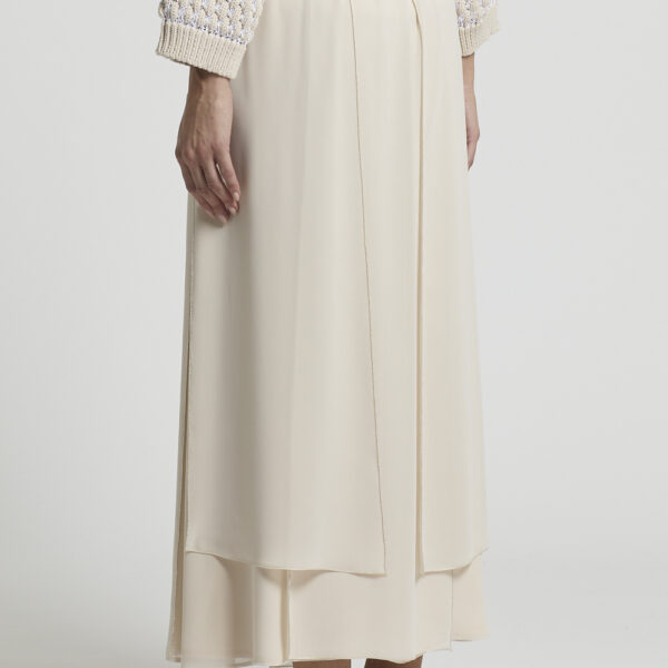 spódnica Peserico na gumie z jedwabiu