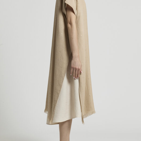 Bawełniane kimono z cekinami Peserico