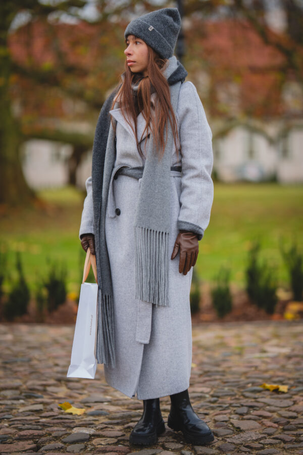 Płaszcz Diego M z wełną i angorą