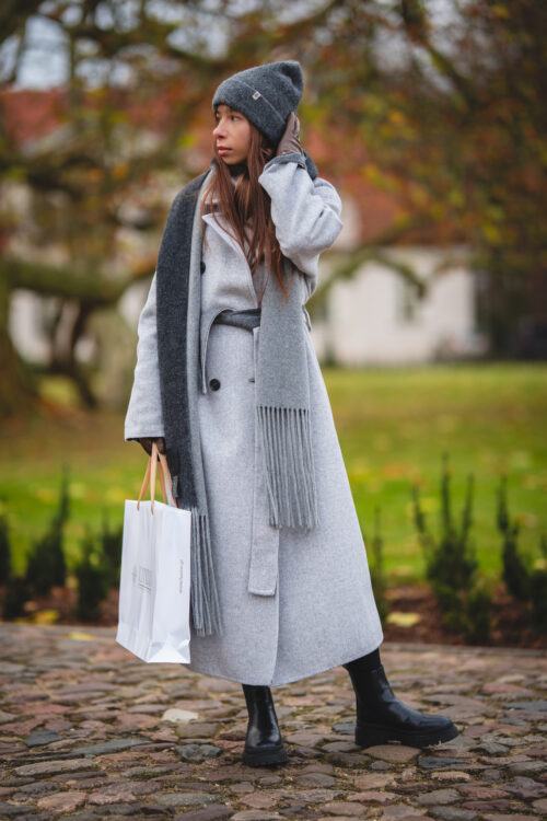 Płaszcz Diego M z wełną i angorą