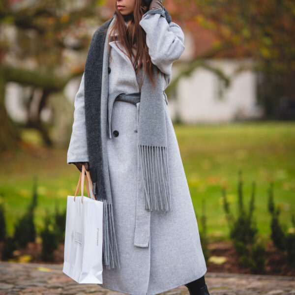 Płaszcz Diego M z wełną i angorą