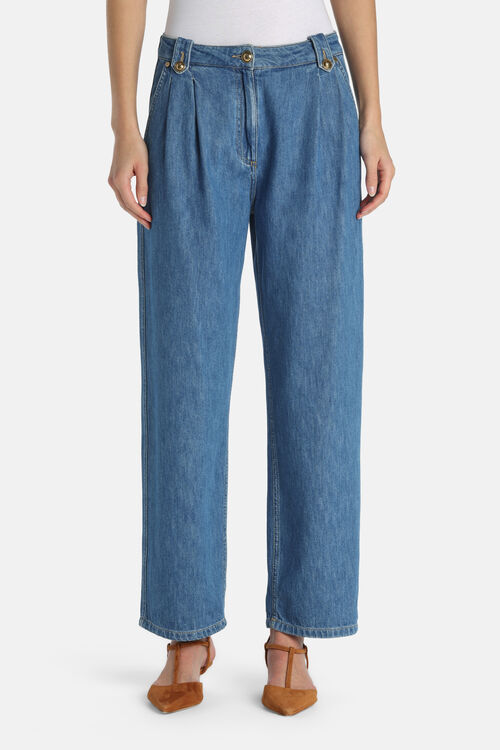 Jeansy ALLIEVA Luisa Spagnoli z prostą nogawką