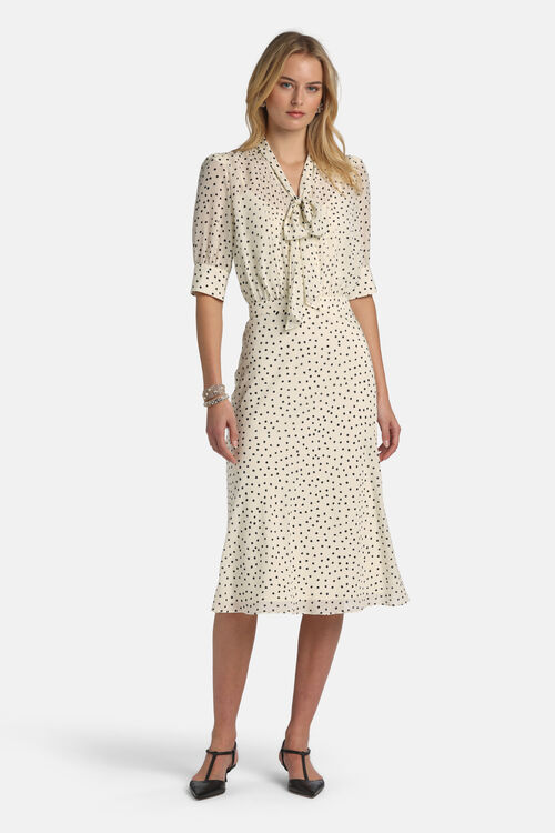 Sukienka midi PINASCA Luisa Spagnoli w groszki