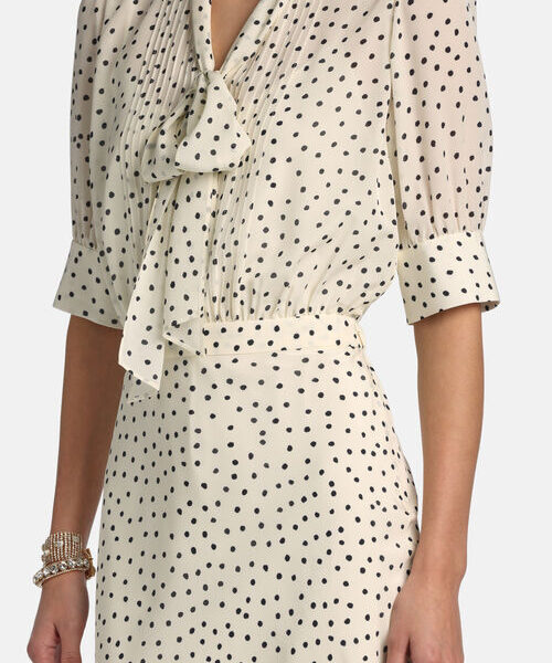 Sukienka midi PINASCA Luisa Spagnoli w groszki