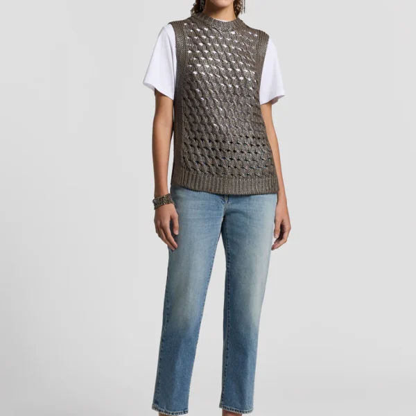 Jeansy Peserico z efektem sprania