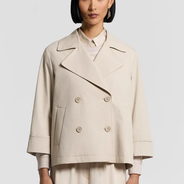 Bawełniano-nylonowy trencz Peserico