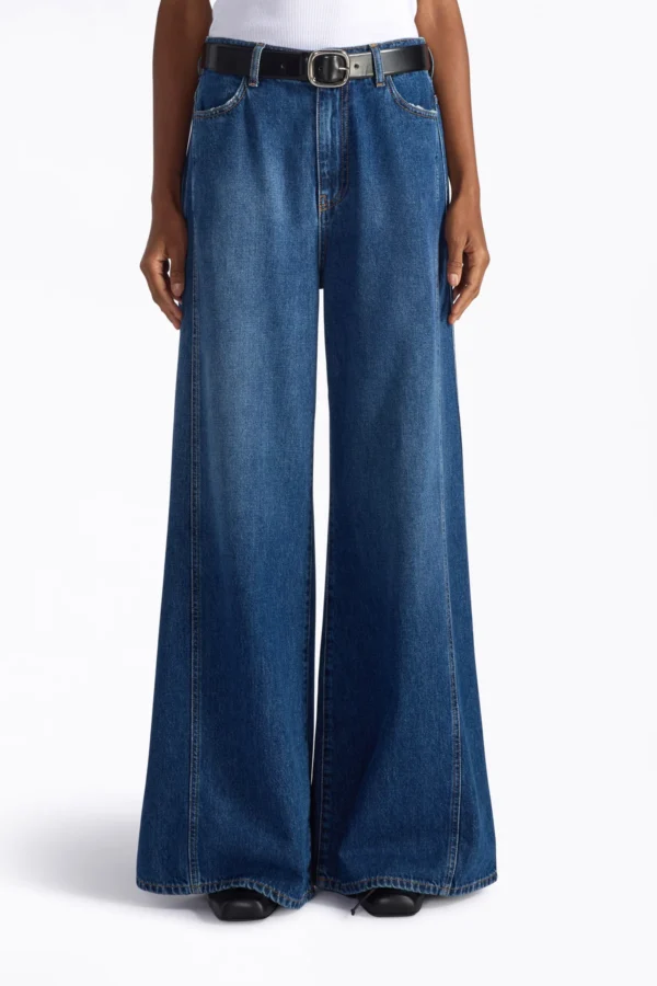 Jeansy Liviana Conti szerokie