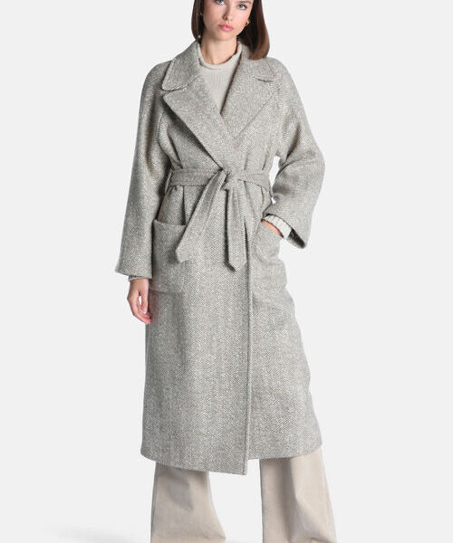 13223543986a1ff4a2f11132_76312863_02861810XX1 Elegancki wełniany płaszcz damski w jodełkę SEGNALIBRO Luisa Spagnoli