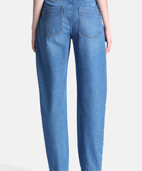 19959773426a1ff4771878f2_45669267_02861300XX2 Jeansy damskie barrel z bawełnianego denimu ONEGA Luisa Spagnoli