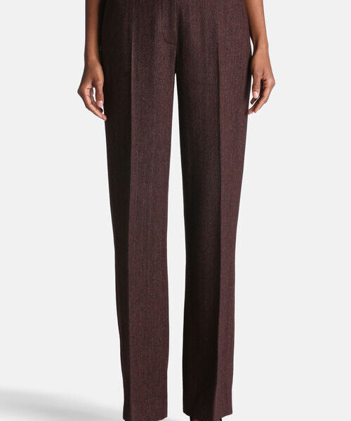 19325132756a1ff9d02c16a2_30083386_02861520XX1 Eleganckie spodnie w jodełkę Ottana Luisa Spagnoli
